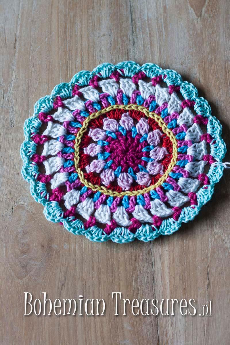 crochet mandala rug