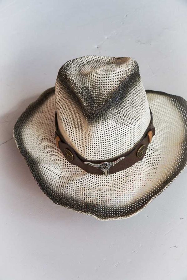 hoed strok longhorn creme