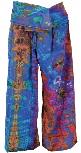 Thaise vissersbroek tie-dye