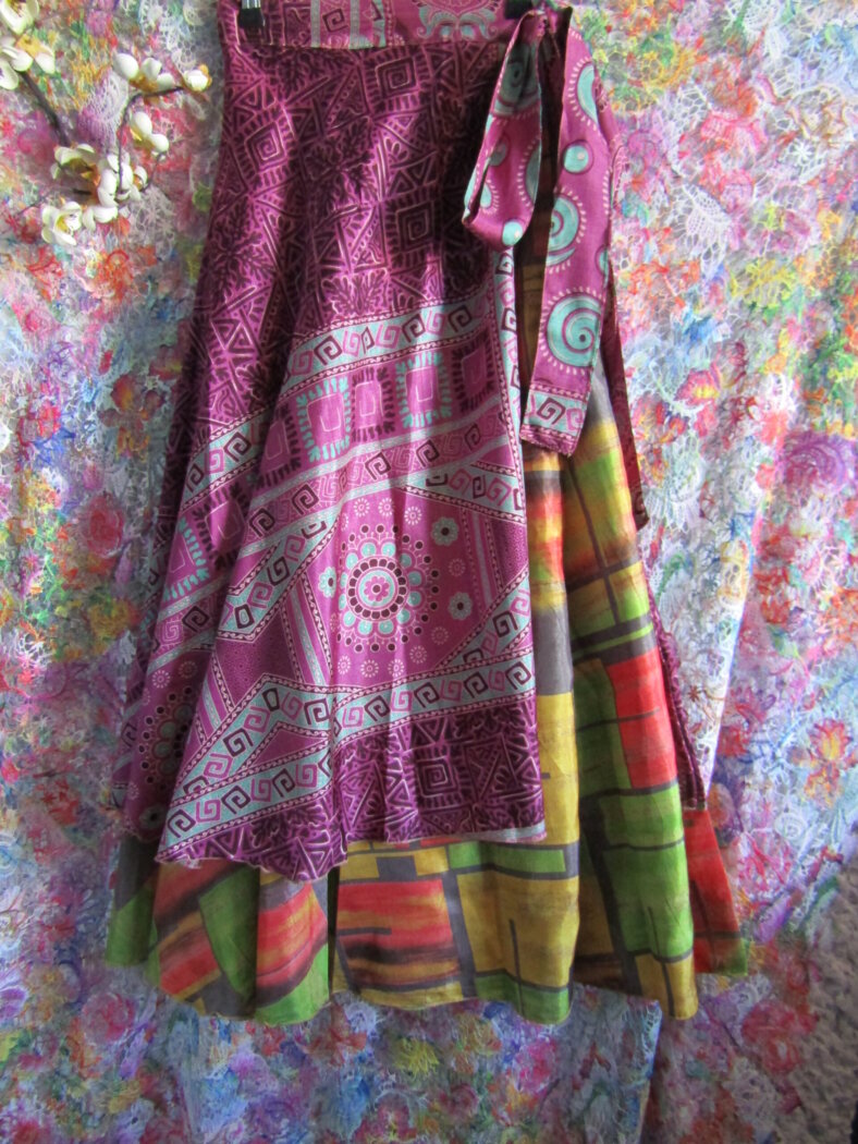 View Product: Magic sari wrap skirts - Bohemian Treasures