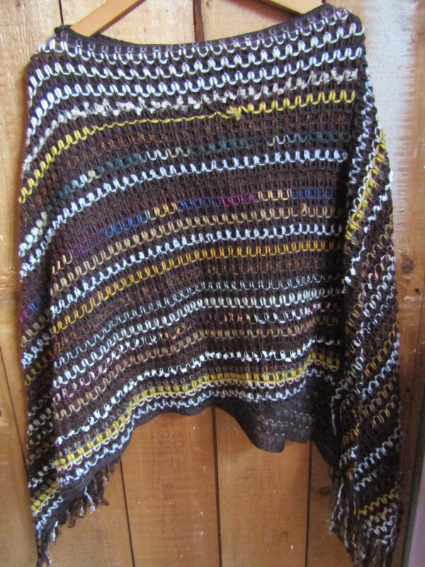 Vintage boho poncho