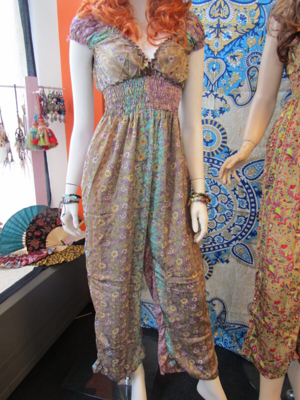 sari silk jumpsuit