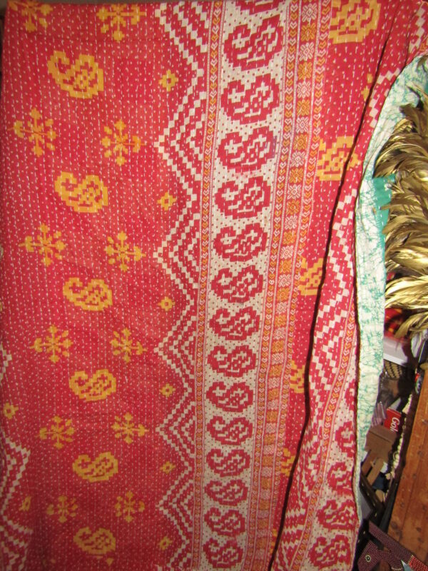 Indiase kantha deken - Afbeelding 2