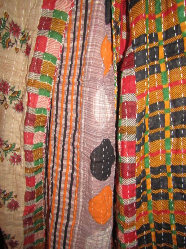 Indiase kantha deken - Afbeelding 3