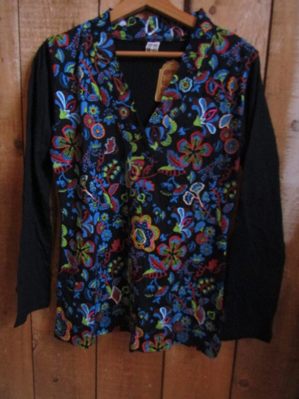 Boho chique flower shirt