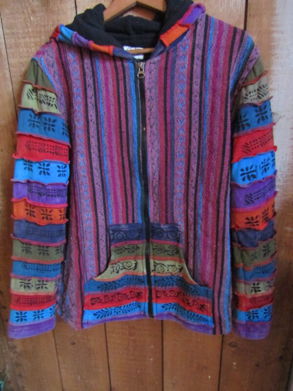 Nepal vest met patchwork