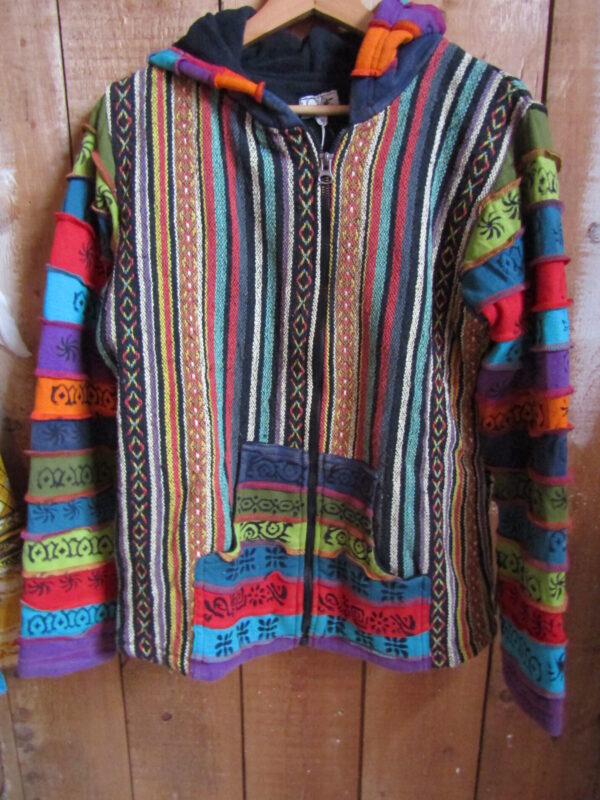 Nepal vest met patchwork