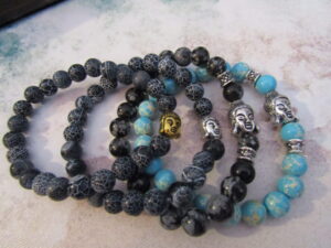 natuurstenen Buddha armband